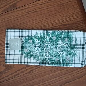 St. Nicholas square Christmas kitchen towel.